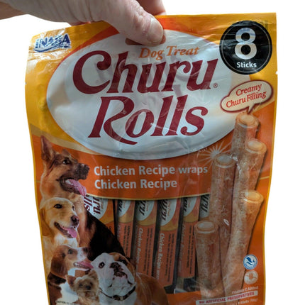 Inaba Dog Churu Rolls Chicken Recipe Wraps