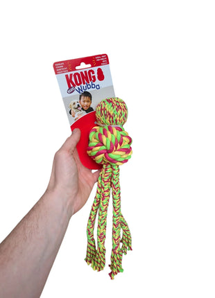 Kong Wubba Weaves Touw - Voor apporteren, kauwen en trekken