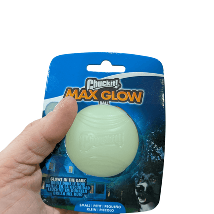 Chuckit Max Glow Bal Glow In The Dark - Lichtgevende bijna onverwoestbaar balletje - verschillende maten