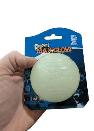 Chuckit Max Glow Bal Glow In The Dark - Lichtgevende bijna onverwoestbaar balletje - verschillende maten