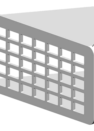 RenoFix RVS Renovatierooster 5 x 10,5 cm