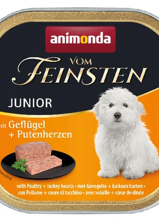 Animonda vom Feinsten Dog Junior Drób i Serca Indyka 150g