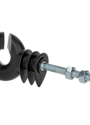 ZoneGuard Ringisolator zwart met moer (mdk)